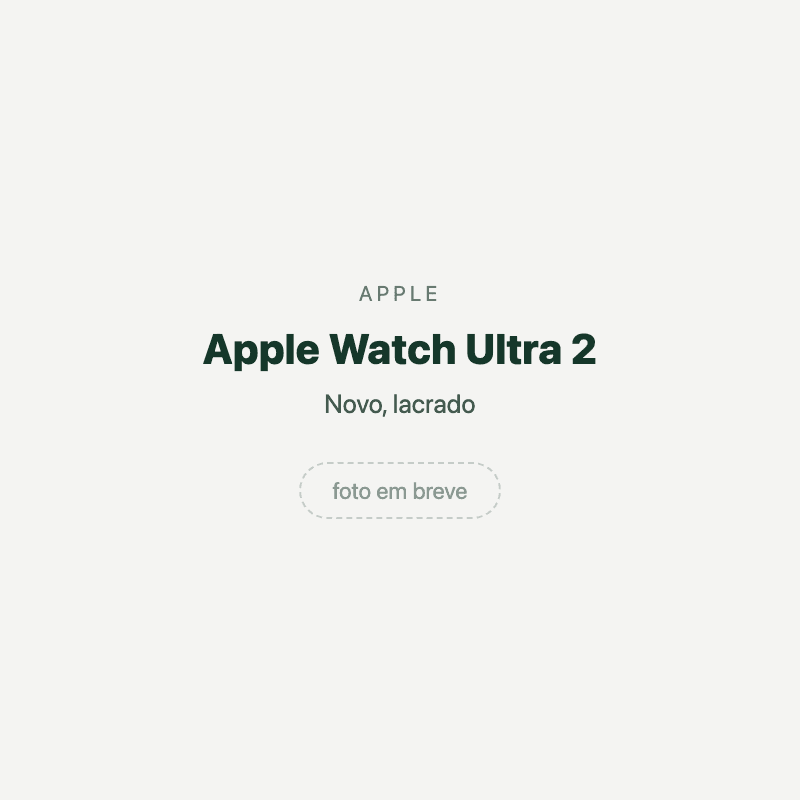 Apple Watch Ultra 2 — imagem provisória, foto do aparelho ainda não disponível